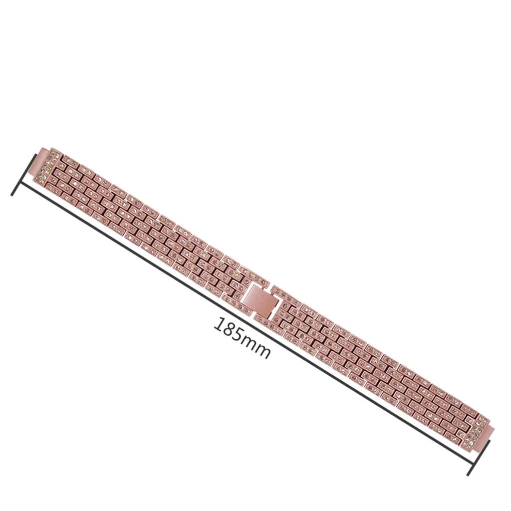 حزام كريستال من سبيكة ماسية لساعة فيتبيت ، مناسب للاستبدال ، ملحقات دعم ملونة ، متوافقة مع فينيكس وساعة