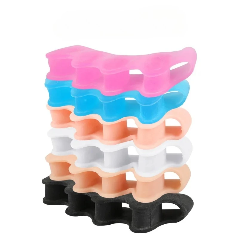 1 زوج واقية أصابع فاصل مناسبة الورم مصحح المواد لينة هلام مستقيم الفواصل Juanete مصحح العناية بالقدم