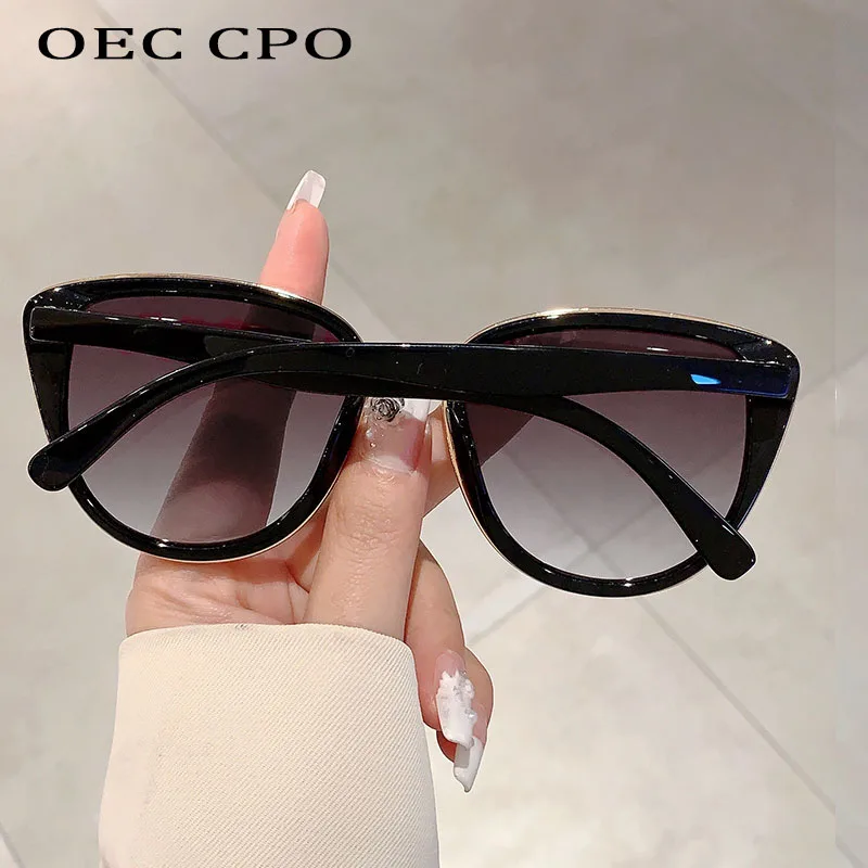 Vintage Cat Eye Sunglasses for Women - UV400 Mirror Lens