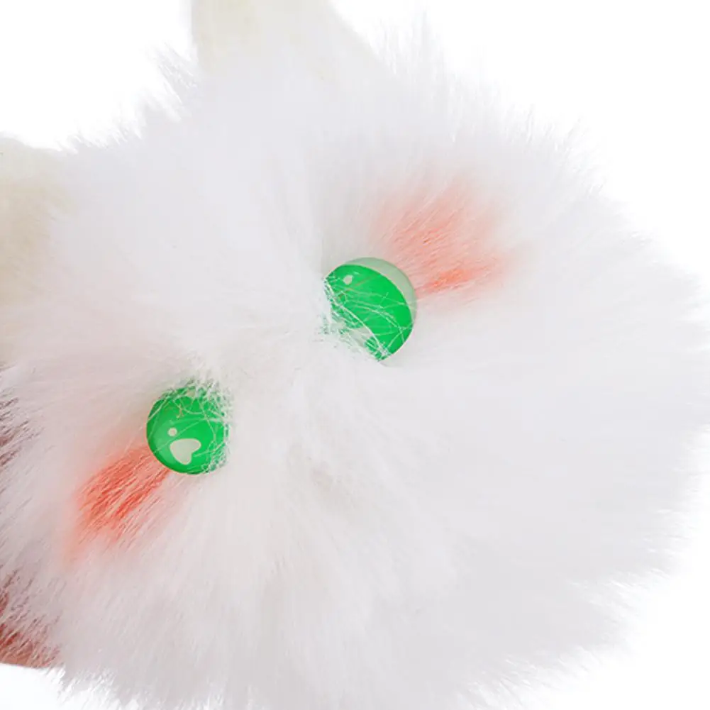 

Плюшевый брелок с котом Kawaii Kitten, мультяшный брелок для ключей, женская сумка для девочек, подвеска, черный/белый брелок с шариком волос, школьная сумка, брелки