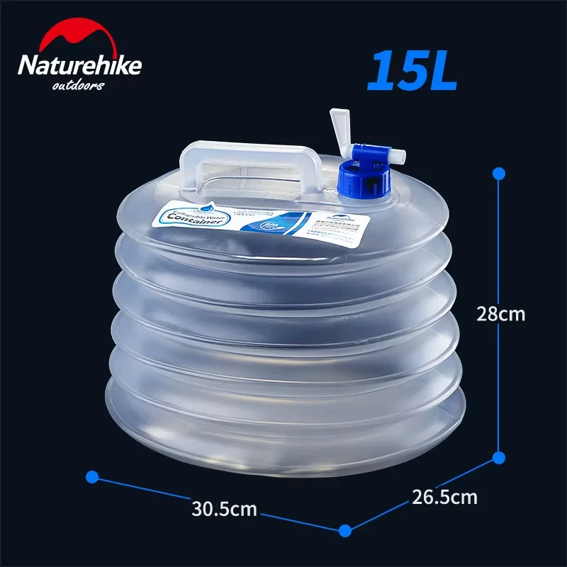Naturehike Opvouwbare wateremmer Opvouwbare wateropslaguitrusting Outdoor Wandelen Camping Wateremmer Reizen Toeristische waterzak