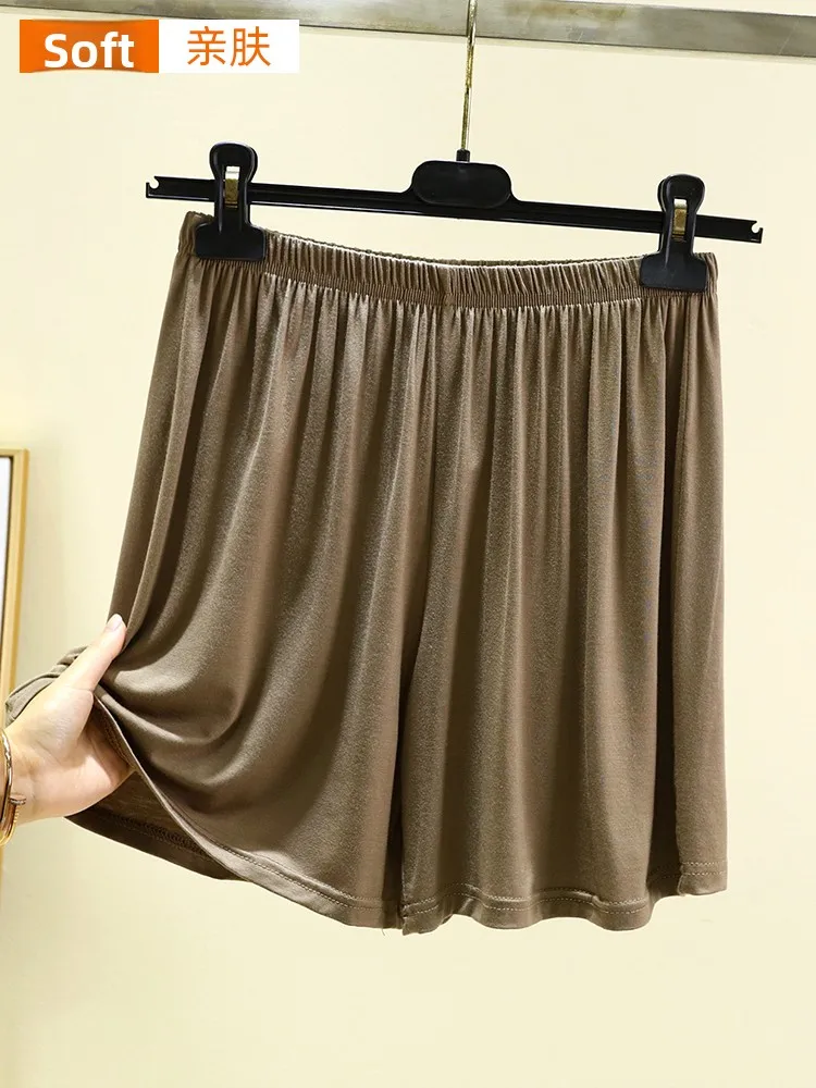 Pantaloni casual in seta di ghiaccio Pantaloni sportivi da yoga da donna Colore puro Pantaloni a gamba larga a vita alta Abbigliamento estivo da esterno Spwear per la casa