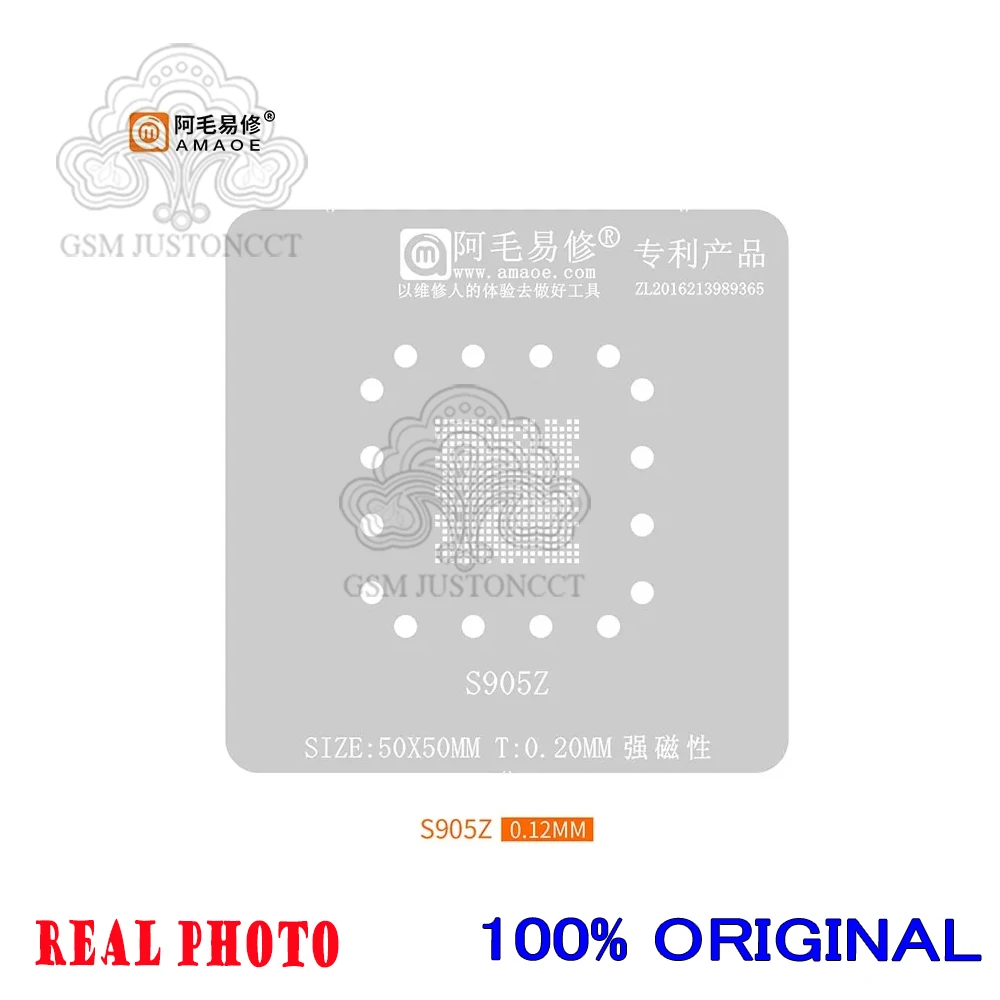 Amaoe-BGA Reballing Stencil for Amlogic S905L/905Z Smart TV Box, Main Control Chip, Tin Planting Template, S905X4