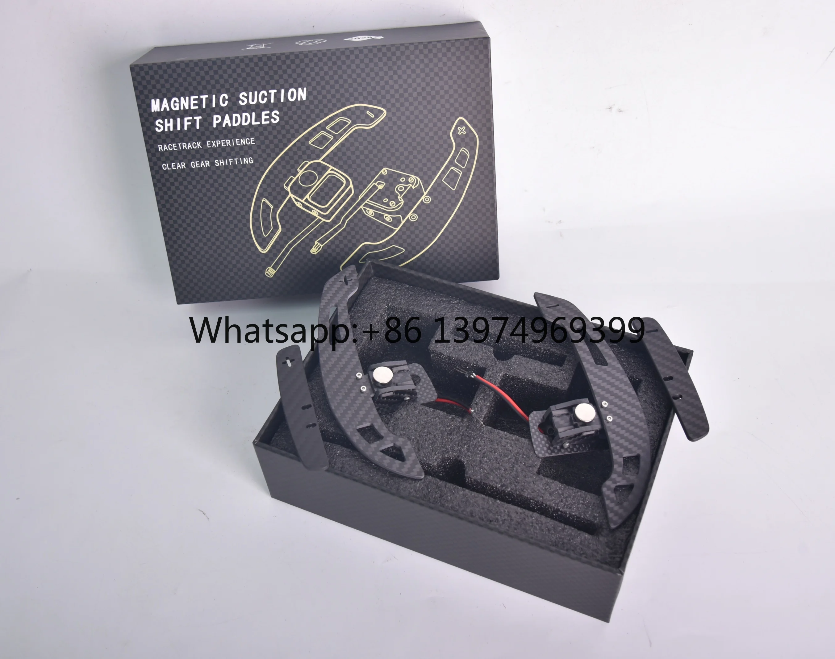 Newly Upgraded Carbon Fiber Magnetic Shift Paddles Enhance Driving Experience Suitable for Changan Automobile