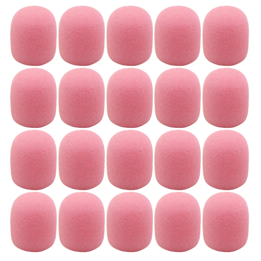 

20 Pcs Cover Sponge Muffler Windscreen Mini Mic Protectors Lapel Mic Protectors Dust Replacement