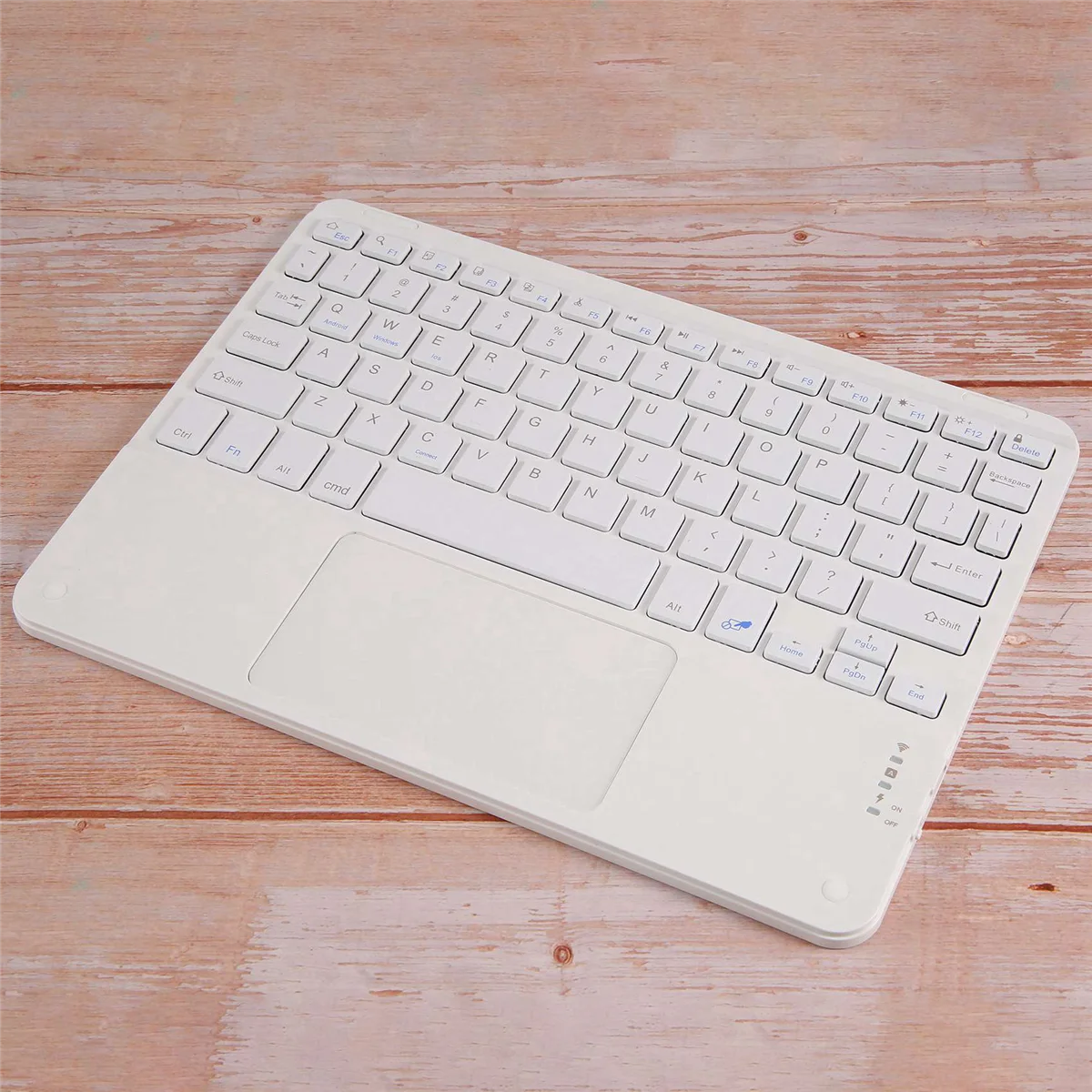 لوحة مفاتيح بلوتوث N27R تعمل باللمس لأجهزة iPad والهواتف اللوحية وتحكم مغناطيسي رائع من النوع C ولوحة مفاتيح واحدة تعمل باللمس