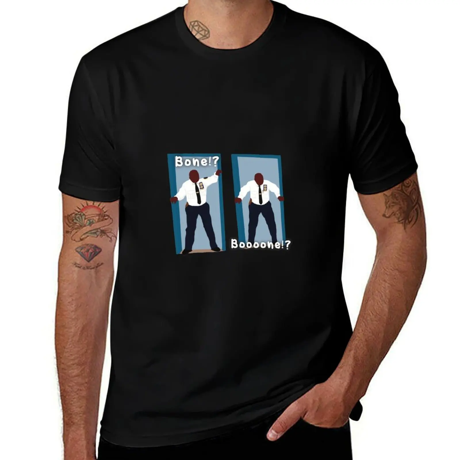 B99 - CAPTAIN HOLT BONE! T-Shirt Basic Tee Shirt for Everyday Outfit T-Shirt