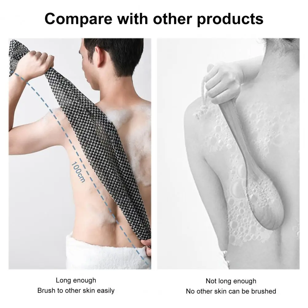 Body Scrub Towel  Excellent Body Back Scrubbing Towel  Tear-resistant Shower Towel