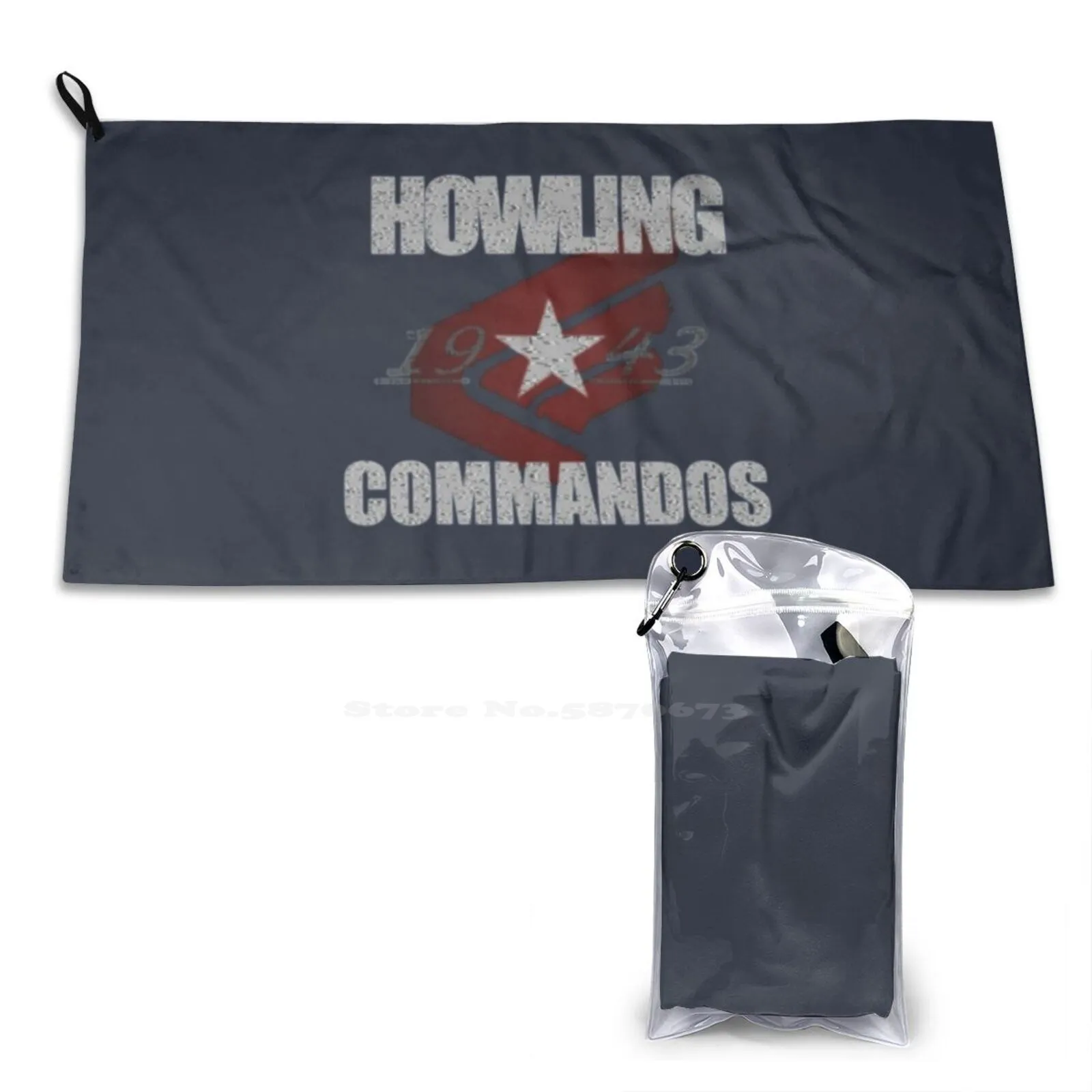 Commandos Pride Soft Towel Quick Dry Beach Towel Howling Commandos Bucky Barnes Steve Rogers Dum Dum Dugan The Stucky Team Cap