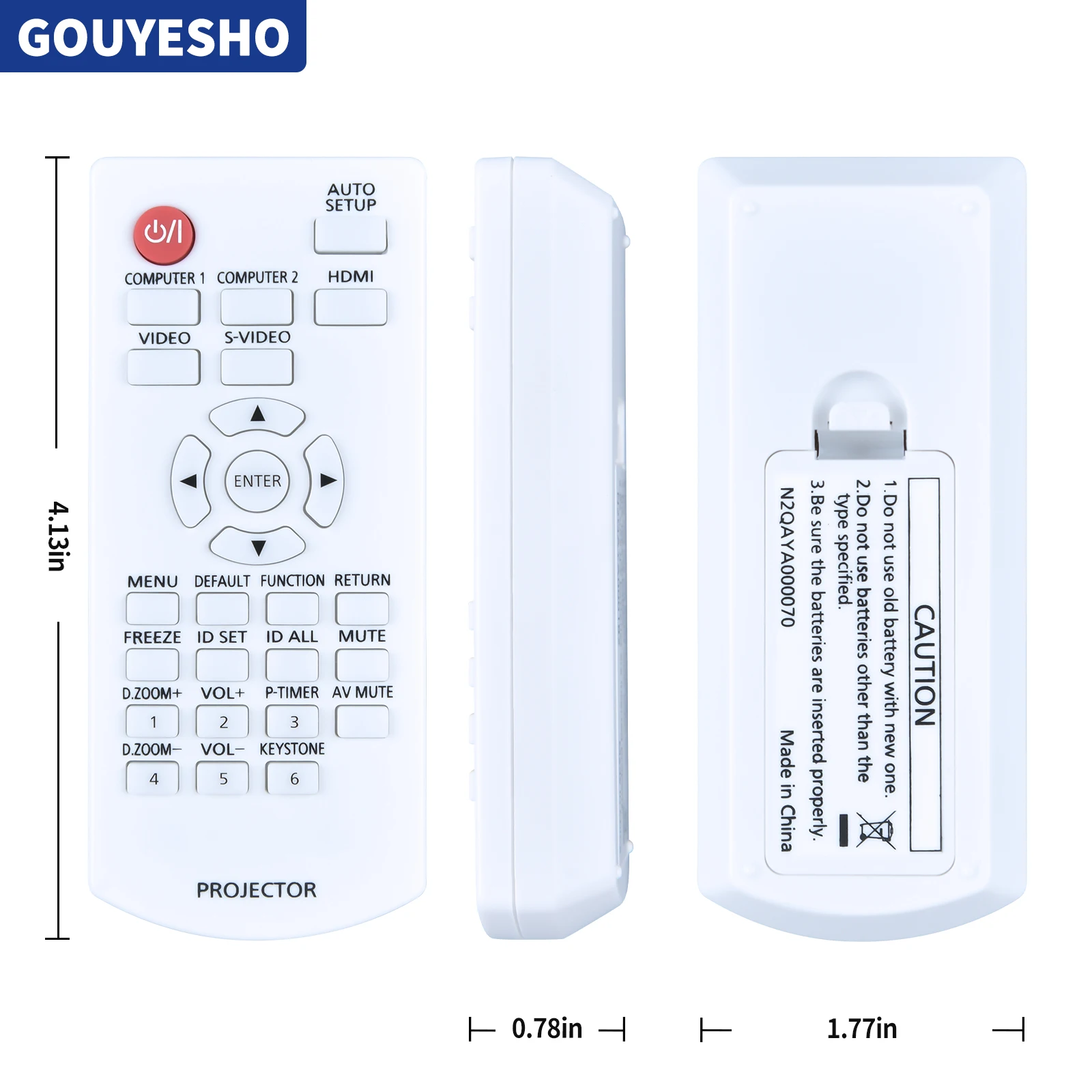 ريموت لجهاز عرض باناسونيك ، جديد ، MXDA ، PT-VX600 ، PT-VZ570 ، PT-ST10 ، PT-ST10U ، PT-VX400 ، PT-VX400NTU ، N2QAYA000070 ، PT-VX420 ، PT-VX420Z