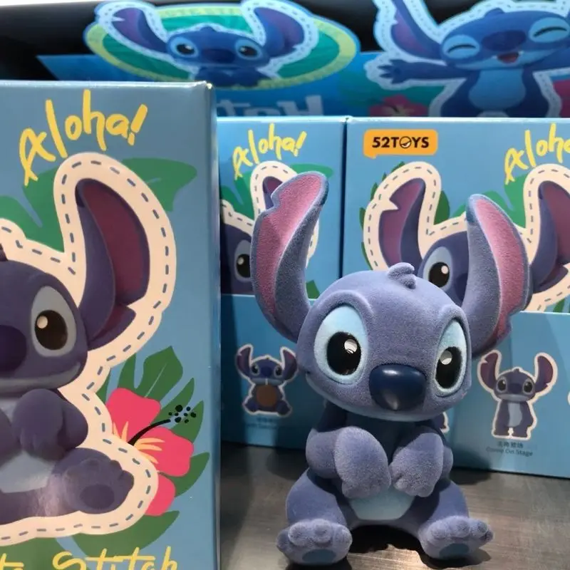 52 ของเล่น Disney Stitch แปลกน่ารัก Series กล่องตาบอด Mystery Box Stitch Action Figure ตกแต่งเครื่องประดับ Surprise กระเป๋าคริสต์มาสของขวัญ