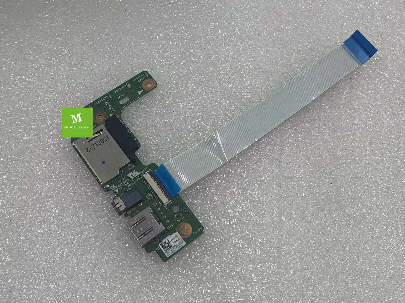 FOR ASUS X555L X555LD Series USB Audio SD Card Port Board w Cable 69N0R7B10B03-01-37E