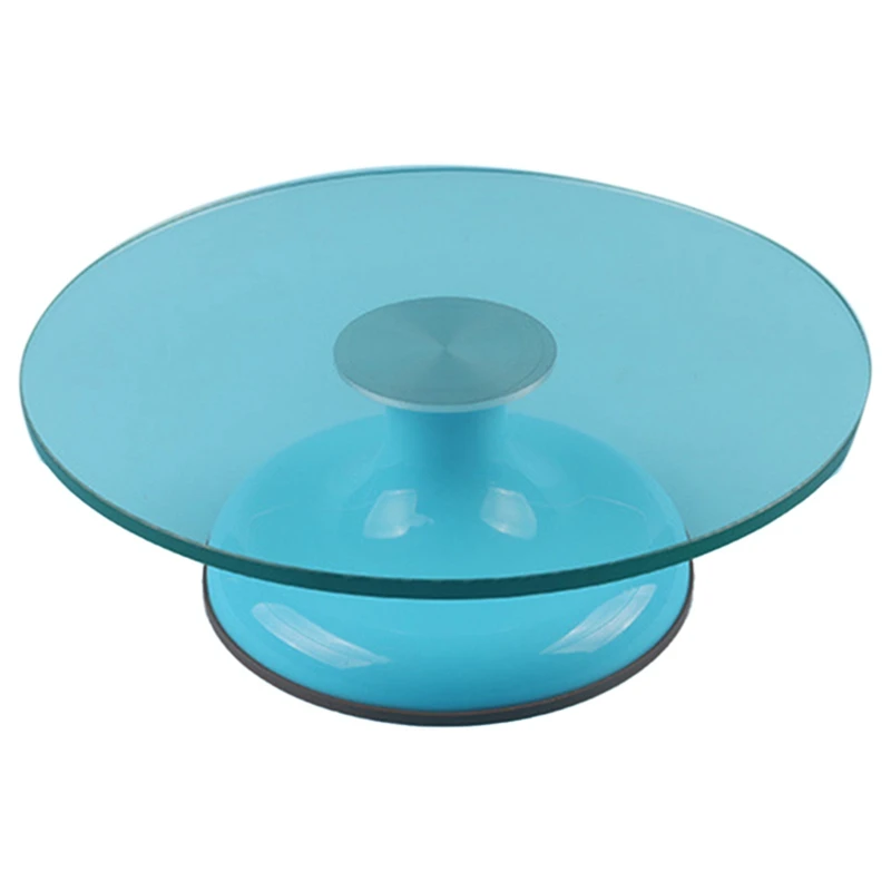 12 Inch Glass Cake Turntable Mounting Table Cake Turntable Rotary Rack Rotary Baking Tool