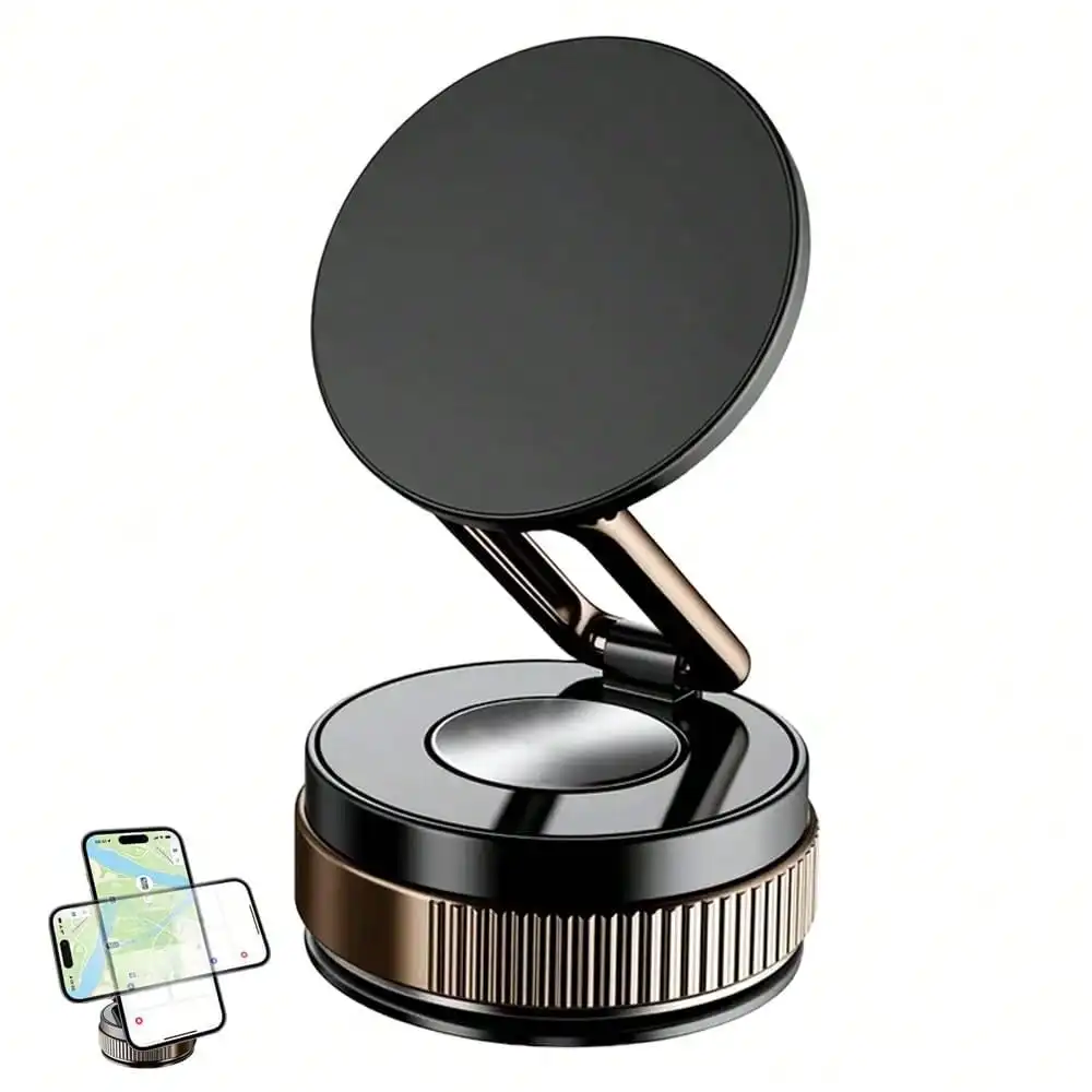 

2026 Upgraded Phone Holders For Car, For Magsafe Car Mount Ultra Magnetic, 360° Adjustable Vacuum Car Phone Holder Mount [Max Suction] Car Truck Accessories For Men Women Compatible With IPhone
