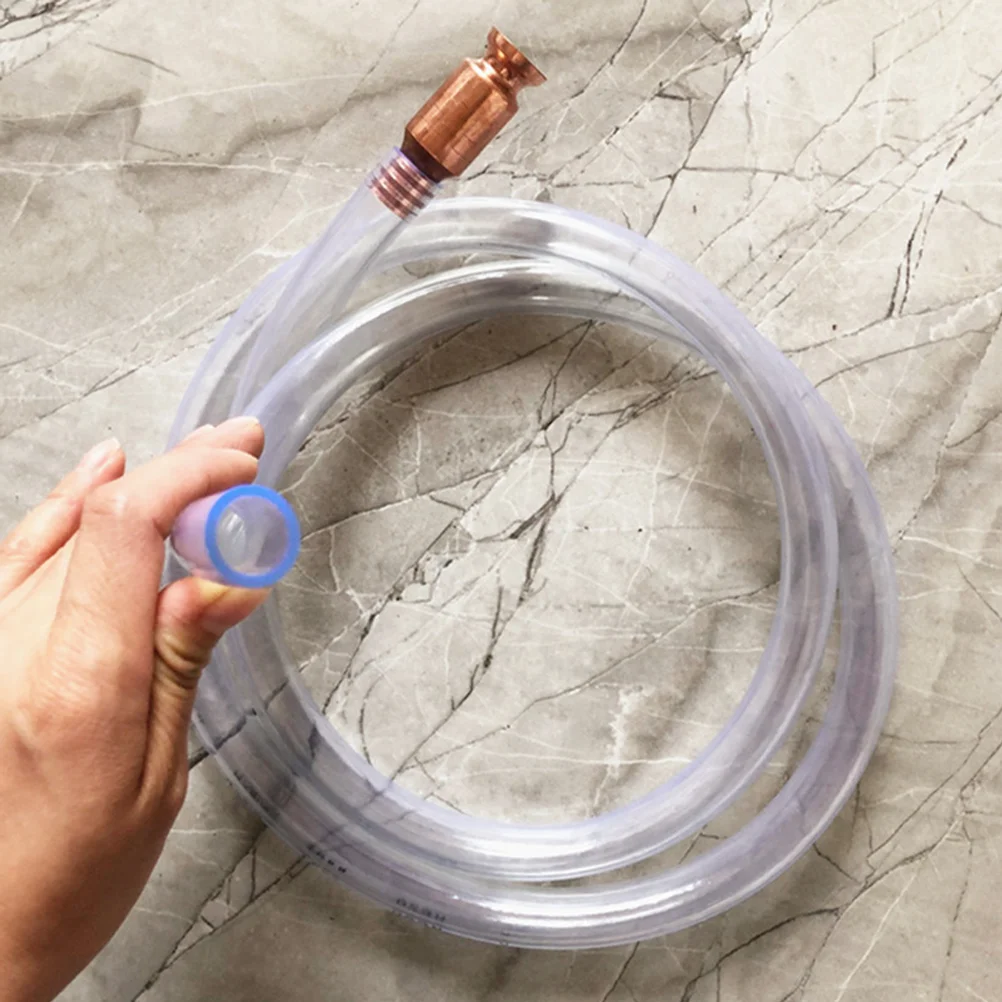 Siphon Oil Pipe Fuel Transfer Hose 1/2 The Switch for Gasoline to Pump Water Automatic Tube