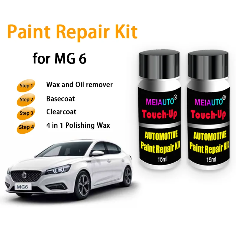 Kit de reparación de pintura de coche para MG 6, removedor de arañazos de pintura de retoque, accesorios para el cuidado de la pintura automotriz