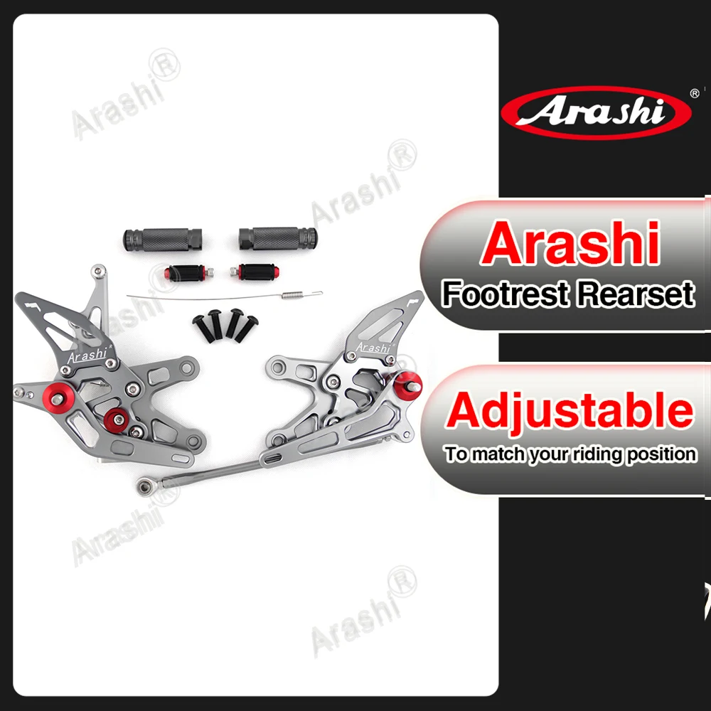 

Arashi For KAWASAKI ZX-10R ZX1000 Motorcycle CNC Aluminum Adjustable Rearsets Rear Sets FootPegs ZX10R ZX1000R ZX-1000 2006-2007