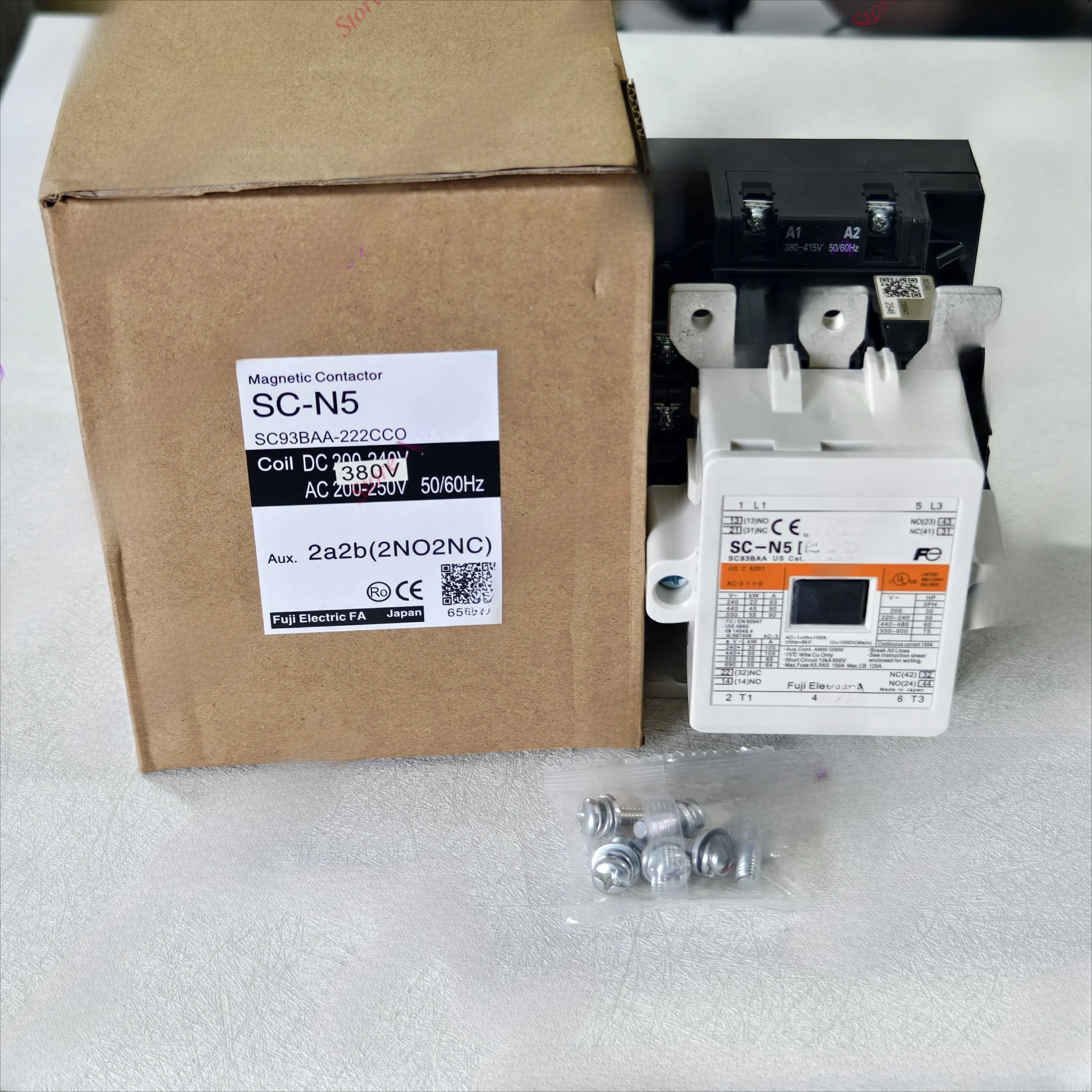 

1PCS New Original Genuine FUJI Contactor SC-N5 220V or 380V