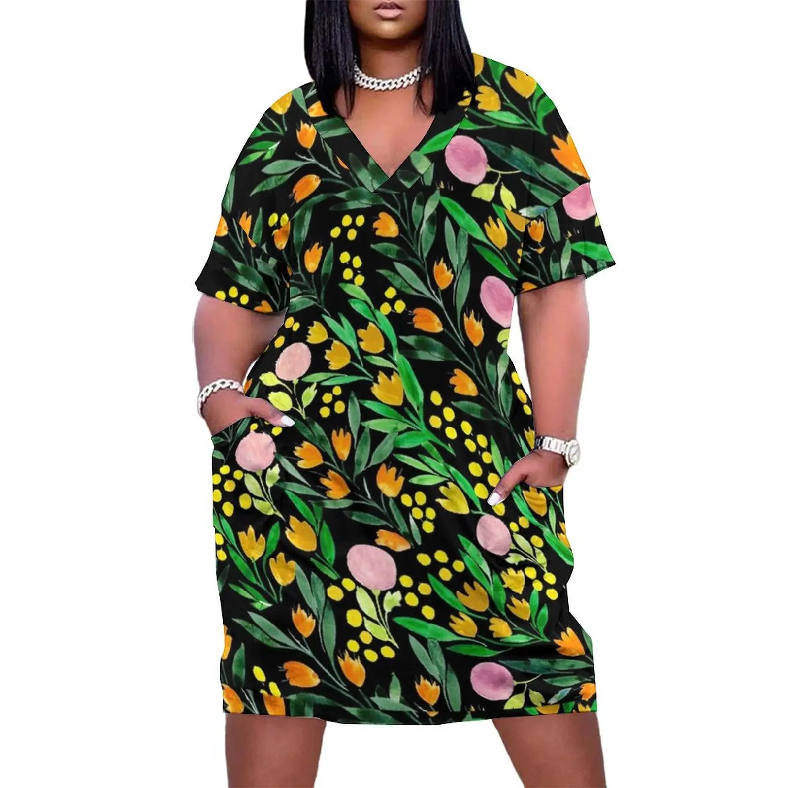 

FLOLOVEBLCK Loose Pocket Dress Women's summer skirt prom dresses 2025