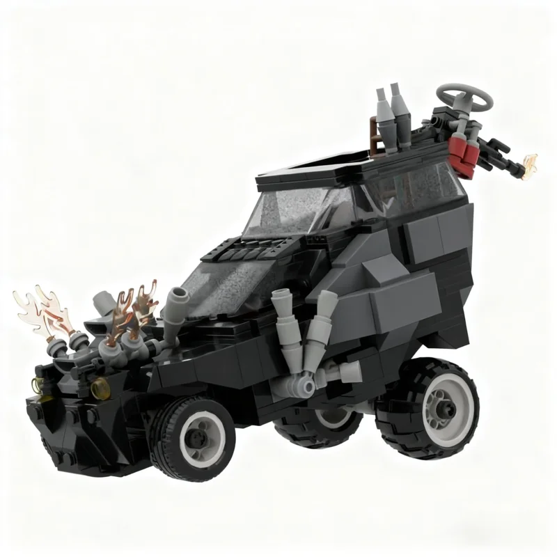 ตัวต่อ MOC MADCAR ชุดสร้างเมืองแบบออฟโรด 482 ชิ้น ของเล่นประกอบเอง ไอเดียสร้างสรรค์ ของขวัญคริสต์มาส ของขวัญวันเกิดสำหรับเด็ก