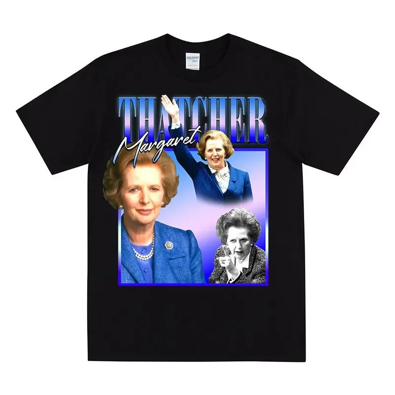 MARGARET THATCHER Homage T-shirt the Lady is Not for Turning