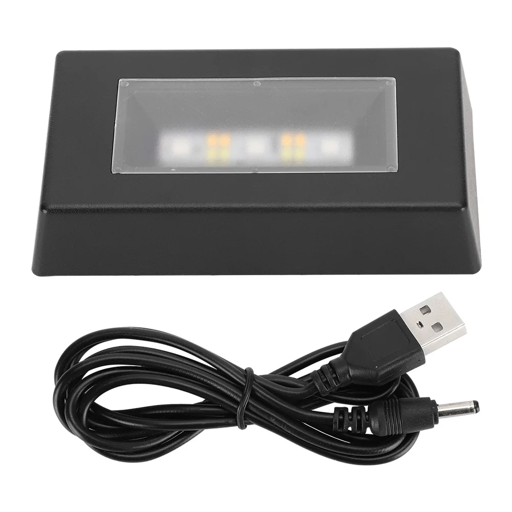 LED Color Changing Display Stand With USB Cable Light Base For 3D Crystal Statue Jewelry Colorful Showcase Ornament Holder