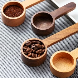 8/10g Wooden Measuring Spoon Kitchen Measuring Spoons For Tea Coffee Scoop Sugar Spice Kitchen Gadgets Measure Spoon 1pcs