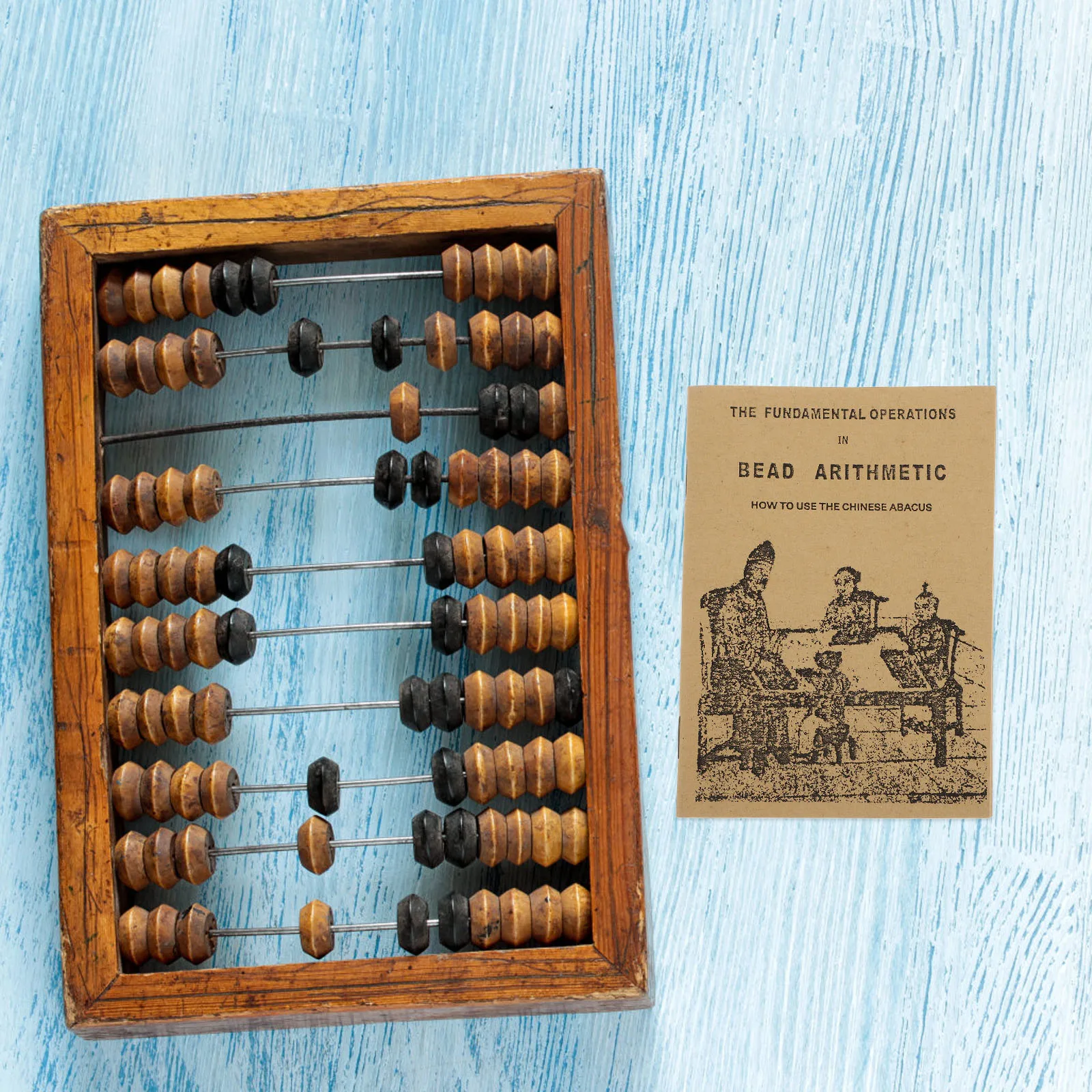 

Abacus Study Guide English Tutorial Learning Manual Instructions Paper Chinese Rules Abacus Book Detailed Techniques Beginner