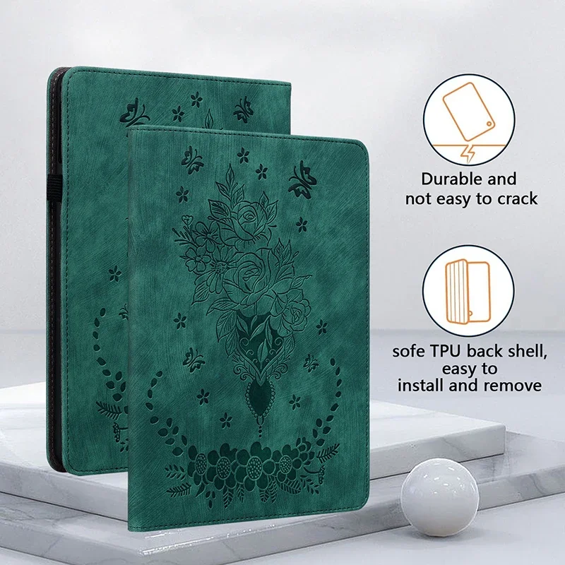 Leather Case for Samsung Galaxy Tab A11 A9 + 8.7 Plus S5e T720 Tablet Cover Tab A 10.1 T510 A8 X200 10.5 S6 A7 Lite 10.4 Case