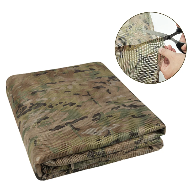 Outdoor Camping Sunshade Net Camouflage Hidden 300D Mesh Fabric Car Cover Net Mesh Fabric Camo Cover Shade Garden Hunt Camo Net