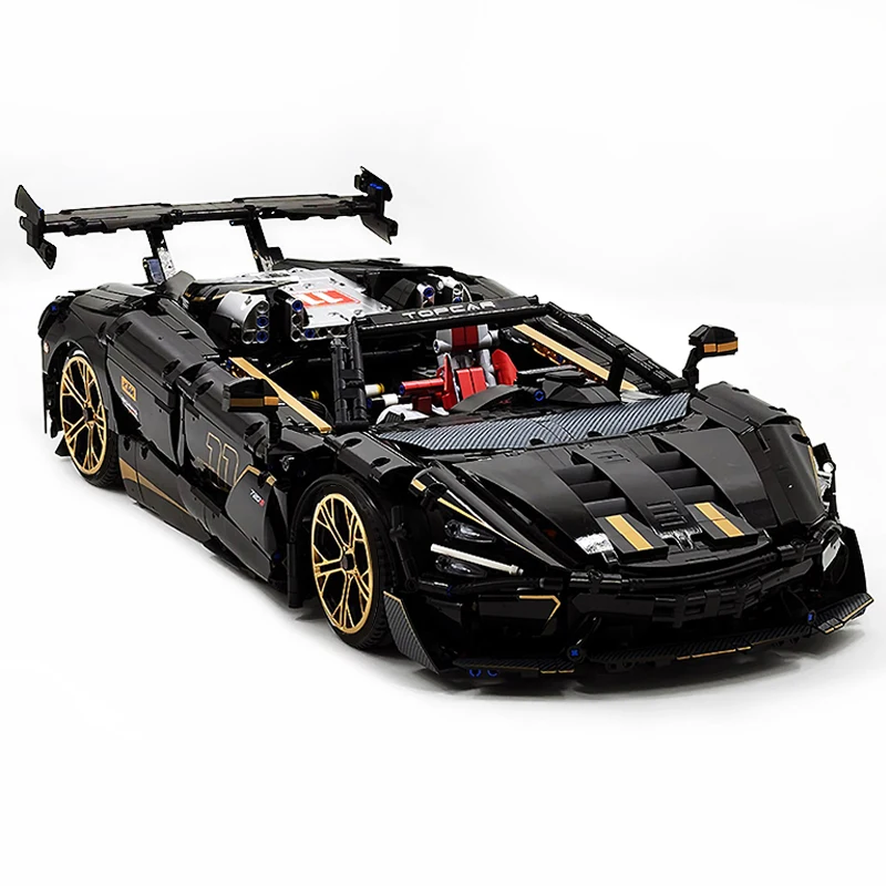 Guly 10625 Technical RC Power Super Sprots Vehicle Model Building Block Bricks DIY Puzzle Toy Birthday Christmas Gifts Toys Kids