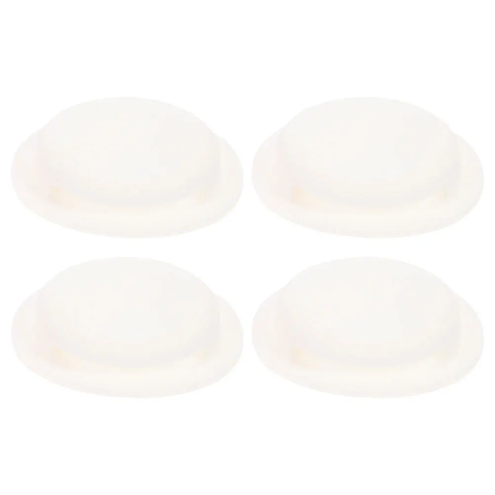 

4Pcs Protective Silicone Tag Sleeve Soft Cover for Pet Tracker Dog Cat Tag Holder Shockproof Compatible White