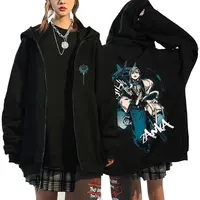 Sudadera con Capucha y Cremallera de Anime Gachiakuta Zanka, Ropa de Moda Casual para Hombre y Mujer, Sudadera Holgada de Estilo Urbano, Chaqueta con Cremallera de Dibujos Animados de Manga para Cosplay