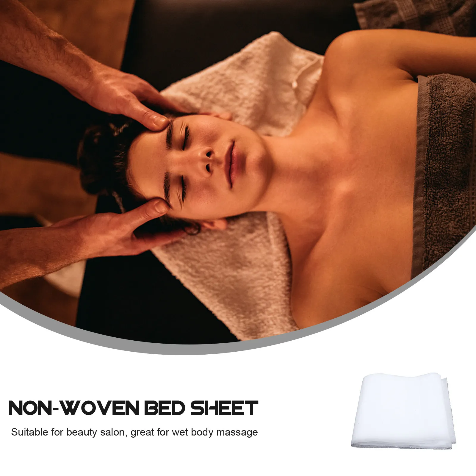 

10 шт. одноразовых простыней для спа-салонов, нетканые чехлы для массажных столов, дышащие, безопасные для использования в салонах красоты, больницах, дома или в путешествиях