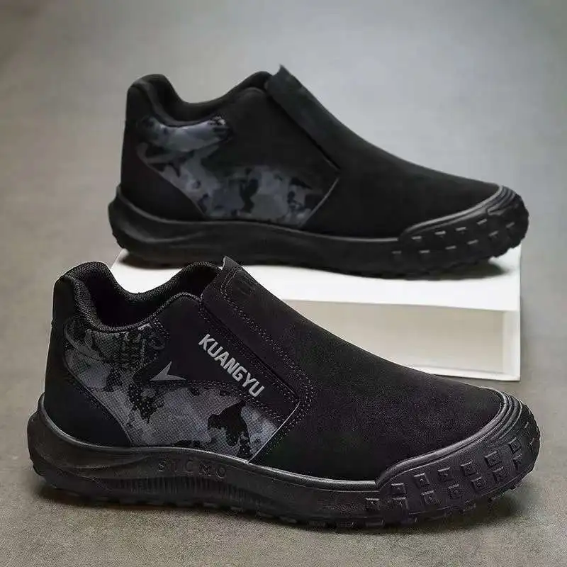 Lightweight Protective Sneakers Summer Breathable Men Work Shoes Men's Anti Slip Labor Protection Shoes zapatillas hombre  tenis