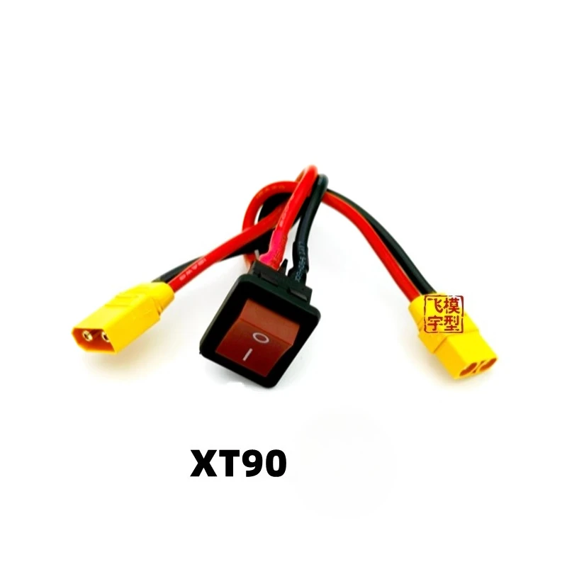 20cm 30A Grote Stroom Hoge Belasting Schakelaar XT60 XT90 Stekker Aan/Uit Elektronische Schakelaars voor RC Drone UAV Batterij ESC Aansluiting