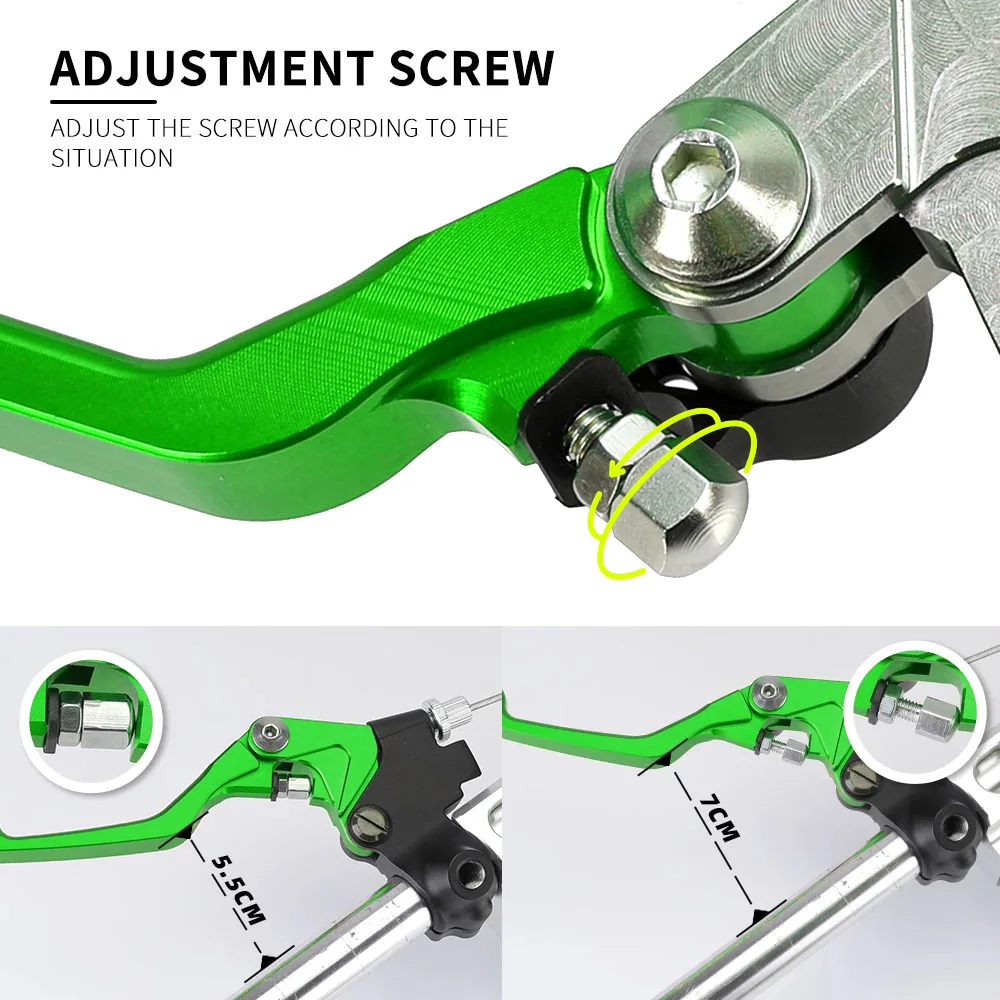 For KAWASAKI KX250F KX450F KX 250 450 F KXF 250 450 2013 2014 2015 2016 2017 2018 Pivot Foldable Brake Clutch Levers hand Brakes