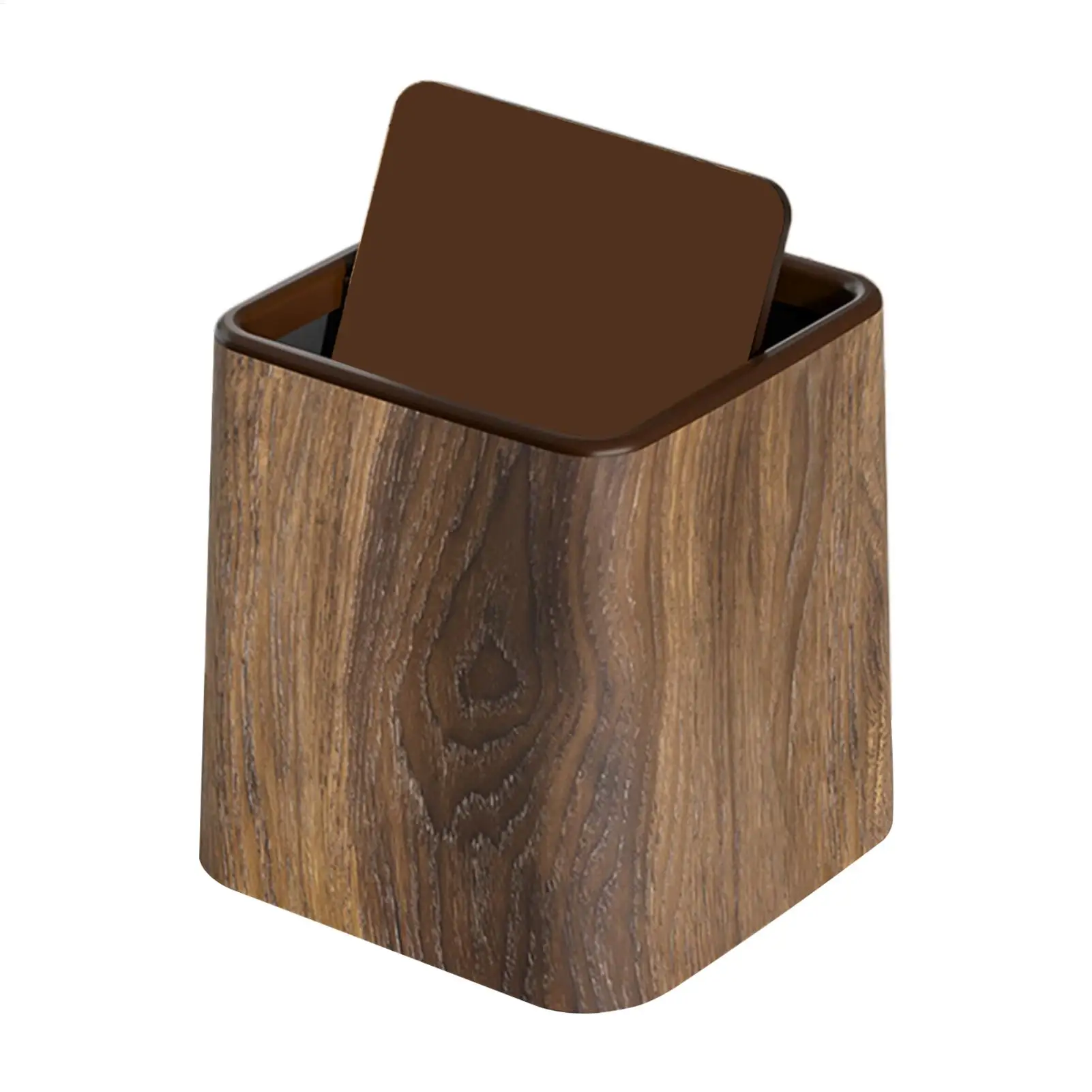 Mini-Desktop-Mülleimer, kleiner Schreibtisch-Mülleimer, kleiner Mülleimer, Schreibtisch-Papierkorb, Mülleimer mit Deckel, Aufbewahrungsbehälter, Desktop-Zubehör