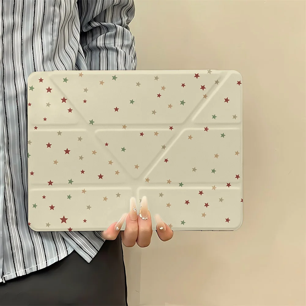 Y-Fold Edge High Clarity Case for iPad Pro 11" 2021 2022 & Mini 6 8.3" Ins Gentle Aesthetic Slim Protective Cover New view 5