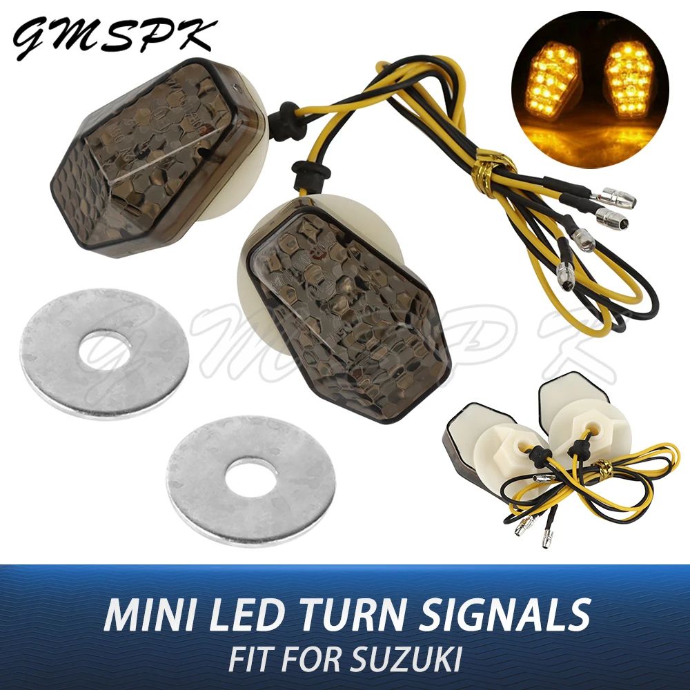 

12V LED Turn Signals Indicator Light Blinker Lamp Fit for Suzuki DL650 DL1000 04-08 SV650/S SV1000/S Bandit 600S 1200S 1250S