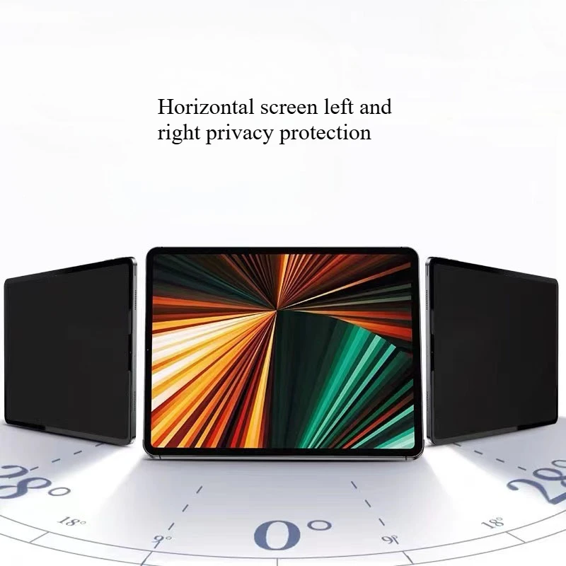 New 2026 iPad Pro 13 magnetic anti peeping film Air 11 inch 180 degree horizontal screen left and right anti peeping detachable