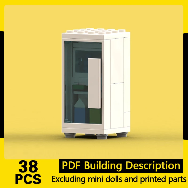 

City Street View Model MOC Building Bricks Grand Refrigerator Modular Technology Gifts Holiday Assemble Children Toys Suit