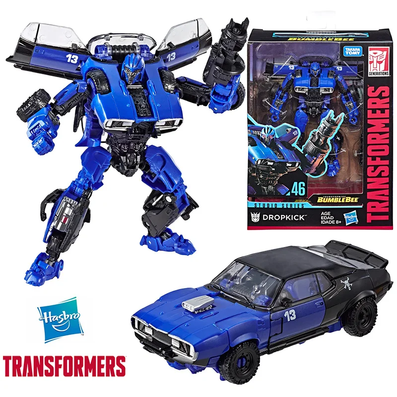 Hasbro Transformers Bumblebee Studio Series SS46 Dropkick Deluxe Class Anime Original Action Figure Model Toy Gift Collection