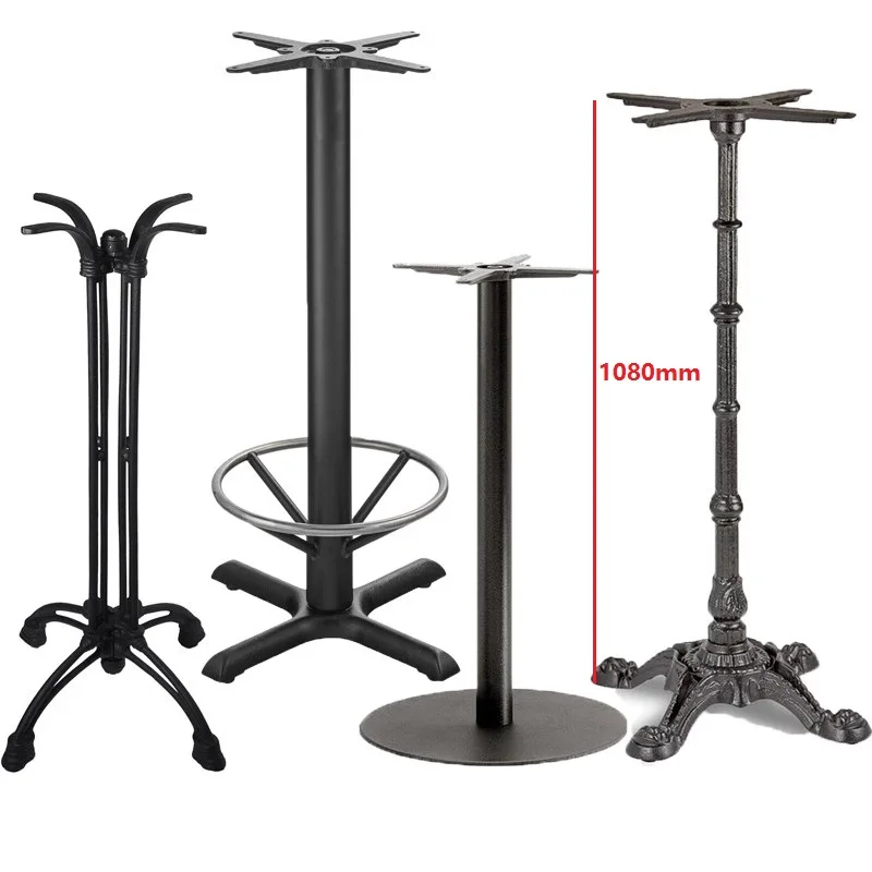 European Style Quality Cast Iron Tiger Claw High Table Legs, Dining Table Leg Bracket ,Wrought Iron Retro Table Frame H108cm