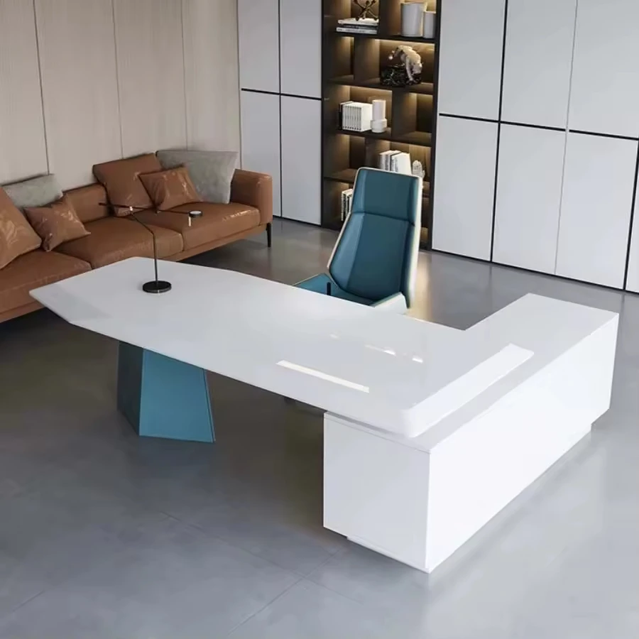 xx-Modern Luxury Mdf Executive Manager Office Desk Set Office Table Ceo Office Furniture Commercial Furniture^