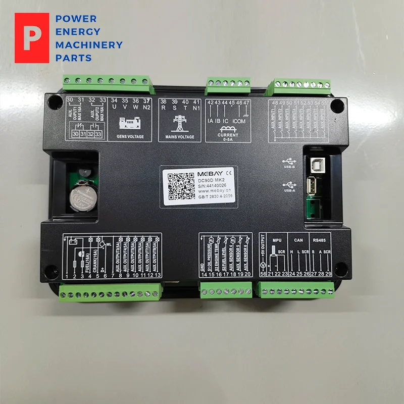 Original Mebay DC90D Diesel Generator Controller Auto start Stop Genset Control Module Genset Part