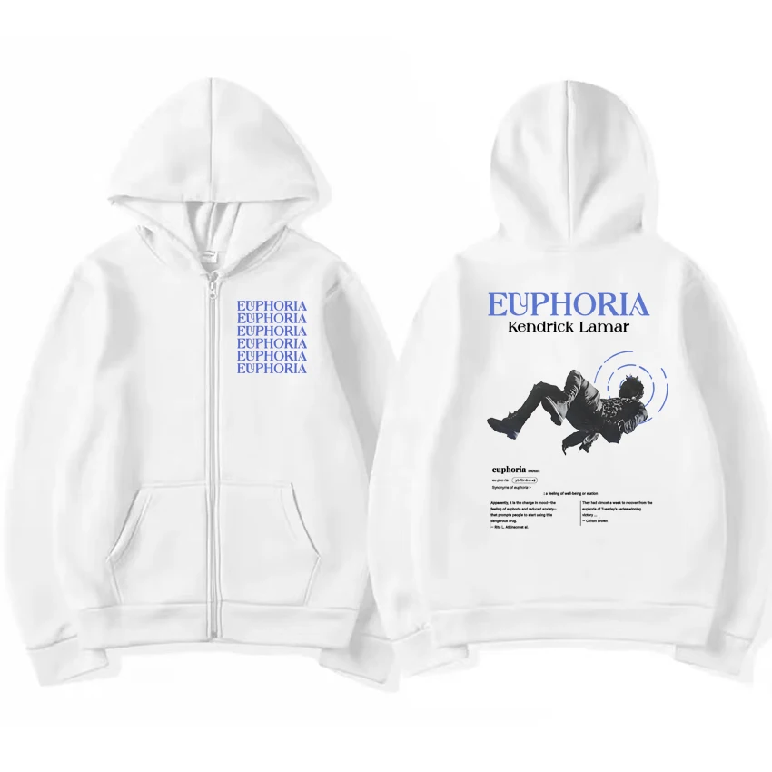 كندريك لامار نشوة أغنية الخريف الشتاء سستة بلوزات للجنسين خمر الهيب هوب هوديي معاطف الرجال النساء الصوف سترة سوداء