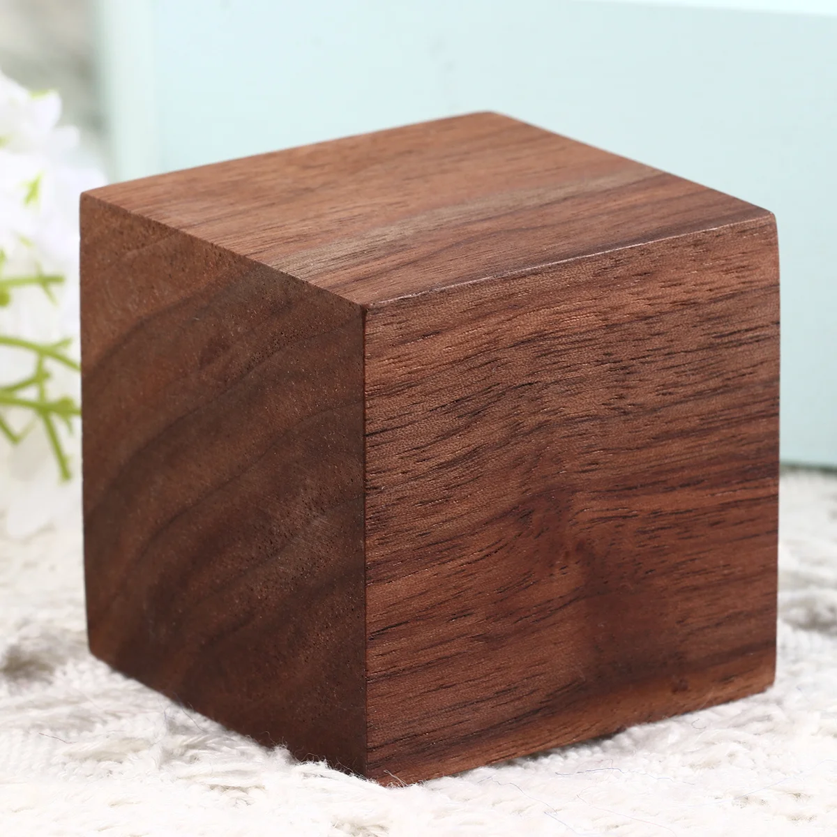 

Wooden Candlestick Black Walnut Mini Table Holder For Home Decor Party Wedding Decoration Creative Cage