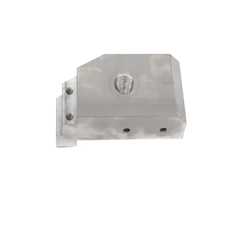 

Custom CNC Machined Aluminum Alloy Precision Threaded Connection Block Mechanical Installation Positioning Accessories
