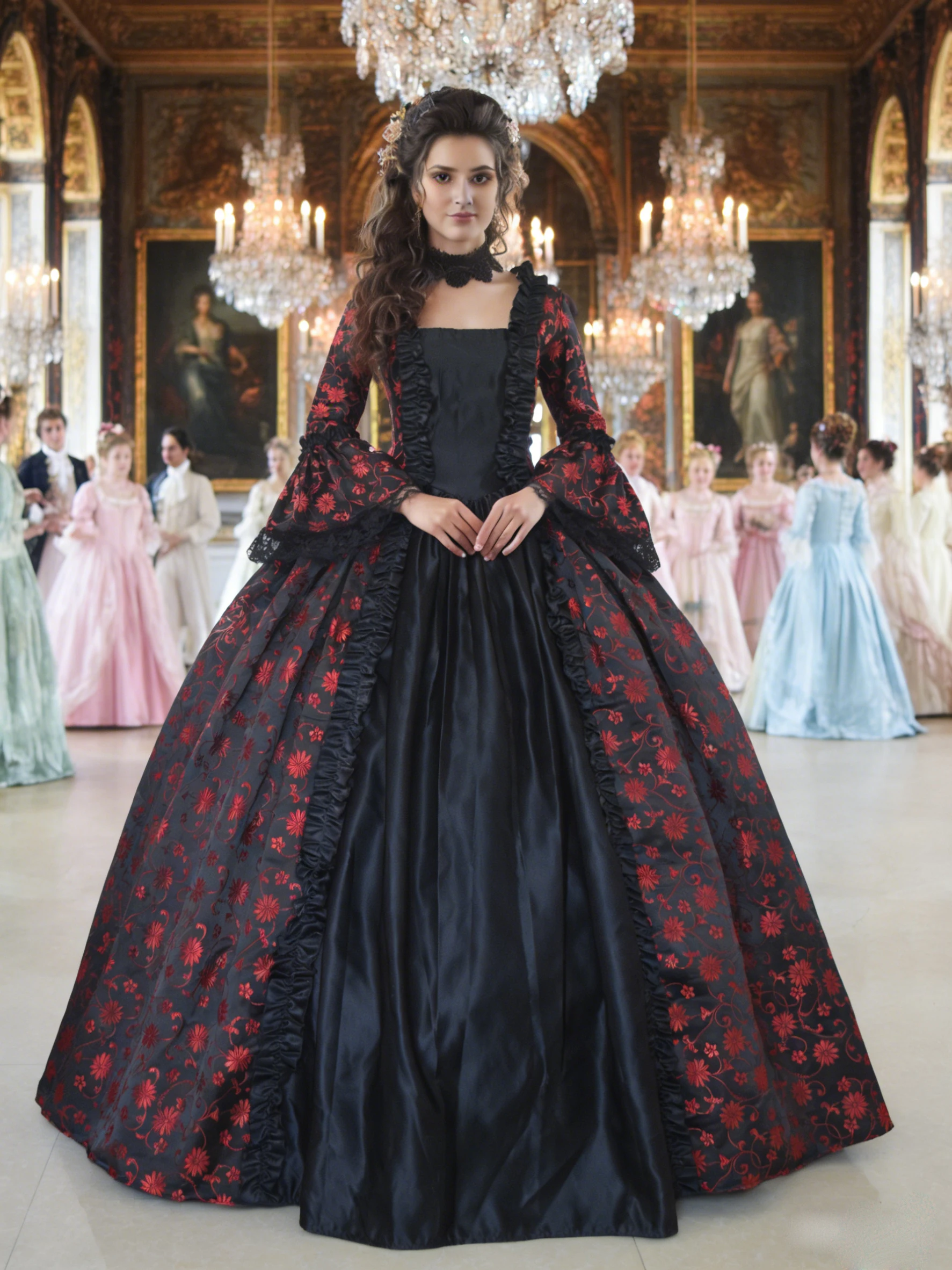 black and red victorian dress Berry Dress, 1880s Dramatic Ballgown, Victorian Halloween Dress, Vampire Esthetics Outfit  Fiorentina Costuming while the lace Victorian Red Gothic Wedding Dress